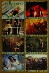 c666 ROCKETEER 8 movie lobby cards '91 Jennifer Connelly, Bill Campbell
