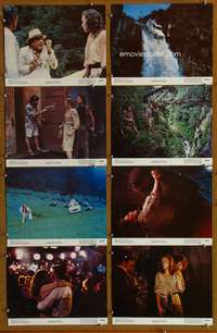 c668 ROMANCING THE STONE 8 color movie 11x14 stills '84 Zemeckis