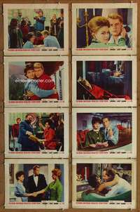 c670 ROME ADVENTURE 8 movie lobby cards '62 Lovers Must Learn!