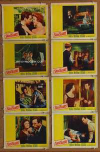 c683 SANCTUARY 8 movie lobby cards '61 William Faulkner, Lee Remick