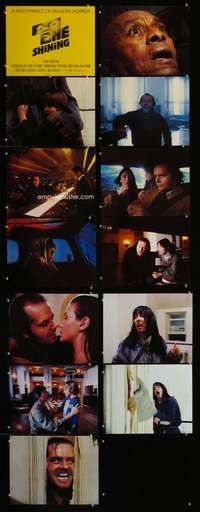 c002 SHINING 13 color movie 11x14 stills '80 Jack Nicholson, Kubrick