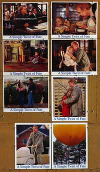 c724 SIMPLE TWIST OF FATE 8 movie lobby cards '94 Steve Martin, Byrne