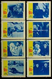 c726 SINGER NOT THE SONG 8 movie lobby cards '62 Dirk Bogarde, Mills