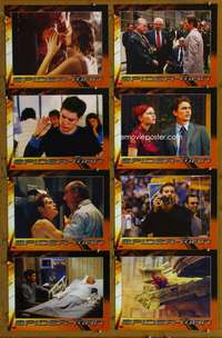 c739 SPIDER-MAN 8 int'l movie lobby cards '02 Tobey Maguire, Dunst