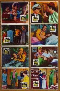 c742 SPIRIT IS WILLING 8 movie lobby cards '67 sex life of ghosts!