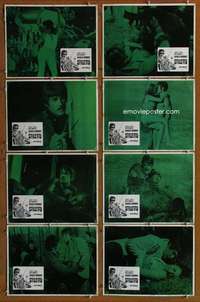 c753 STILETTO 8 movie lobby cards '69 Harold Robbins, Britt Ekland