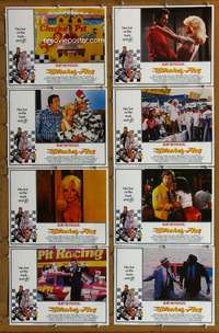 c761 STROKER ACE 8 movie lobby cards '83 Burt Reynolds, car racing!