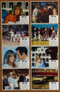 c765 SUNBURN 8 movie lobby cards '79 Farrah Fawcett, Charles Grodin