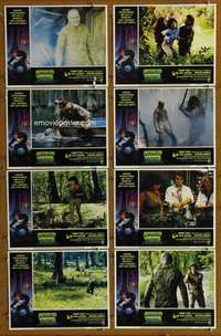 c768 SWAMP THING 8 movie lobby cards '82 Wes Craven, D.C. Comics