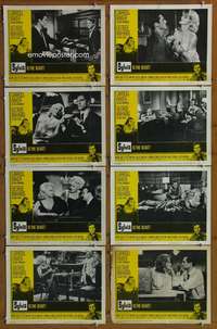 c776 SYLVIA 8 movie lobby cards '65 Carroll Baker, George Maharis