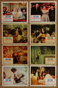 c781 TAMING OF THE SHREW 8 movie lobby cards '67 Liz Taylor, Burton