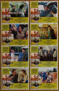 c784 TANK 8 movie lobby cards '84 James Garner, C. Thomas Howell