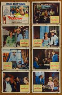 c801 TEXICAN 8 movie lobby cards '66 Audie Murphy, Broderick Crawford