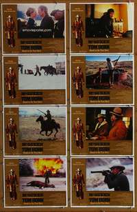 c823 TOM HORN 8 movie lobby cards '80 Steve McQueen, Linda Evans