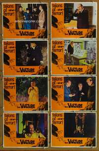 c855 VULTURE 8 movie lobby cards '66 half man, half beastbird, terror!