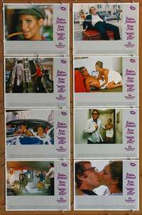 c876 WHAT'S UP DOC 8 movie lobby cards '72 Barbra Streisand, O'Neal