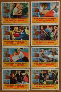 c888 WIVES & LOVERS 8 movie lobby cards '63 Janet Leigh, Van Johnson