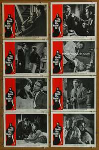 c890 WOMAN WHO WOULDN'T DIE 8 movie lobby cards '65 twice returned!