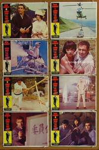c907 YOU ONLY LIVE TWICE 8 movie lobby cards '67 Sean Connery IS Bond!