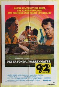 g009 92 IN THE SHADE one-sheet movie poster '75 Peter Fonda, Warren Oates