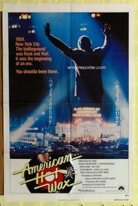 g020 AMERICAN HOT WAX one-sheet movie poster '78 Alan Freed, rock 'n' roll!