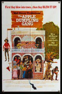 g031 APPLE DUMPLING GANG one-sheet movie poster '75 Disney, Don Knotts