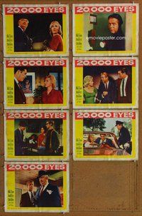h252 20,000 EYES 7 move lobby cards '61 couldn't see the perfect crime!