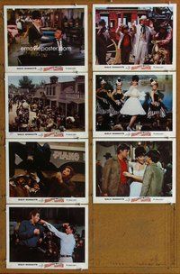 h255 ADVENTURES OF BULLWHIP GRIFFIN 7 move lobby cards '66 Disney