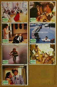 h257 AMERICAN SUCCESS COMPANY 7 move lobby cards '79 Bridges, Jagger