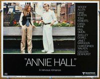 h943 ANNIE HALL movie lobby card #4 '77 Woody Allen, Diane Keaton
