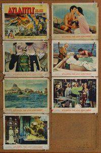 h262 ATLANTIS THE LOST CONTINENT 7 move lobby cards '61 George Pal