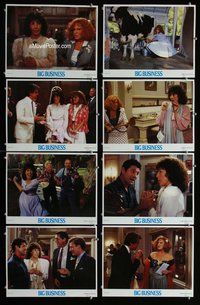 h092 BIG BUSINESS 8 move lobby cards '88 Bette Midler, Lily Tomlin