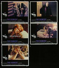 h571 EXORCIST 5 move lobby cards '74 William Friedkin, Max Von Sydow