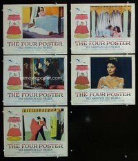 h580 FOUR POSTER 5 move lobby cards '52 Rex Harrison, Lilli Palmer
