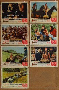 h307 GERONIMO 7 move lobby cards '62 fiercest Native American Indian!