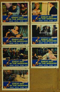 h313 GREAT DAY IN THE MORNING 7 move lobby cards '56 Mayo, Stack