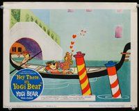 h957 HEY THERE IT'S YOGI BEAR movie lobby card '64 Hanna-Barbera
