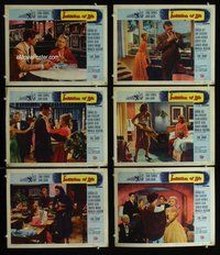 h472 IMITATION OF LIFE 6 move lobby cards '59 Lana Turner, Sandra Dee