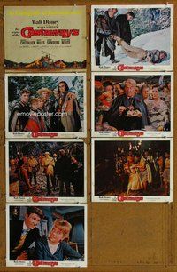 h331 IN SEARCH OF THE CASTAWAYS 7 move lobby cards '62 Hayley Mills
