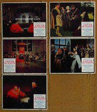 h600 MAN FOR ALL SEASONS 5 move lobby cards '67 Paul Scofield, Shaw