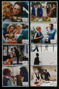 h165 MAN WHO LOVED WOMEN 8 move lobby cards '83 Andrews, Reynolds