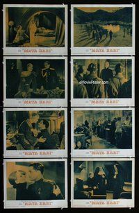 h171 MATA HARI 8 move lobby cards R63 Greta Garbo, Ramon Novarro