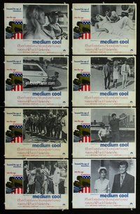 h175 MEDIUM COOL 8 move lobby cards '69 Haskell Wexler classic!