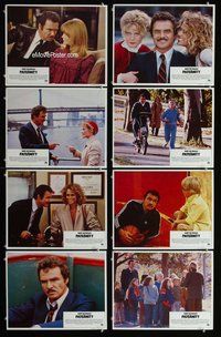 h191 PATERNITY 8 move lobby cards '81 Burt Reynolds, Beverly D'Angelo