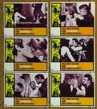 h496 PENTHOUSE 6 move lobby cards '67 Suzy Kendall, Terence Morgan