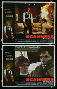 h910 SCANNERS 2 move lobby cards '81 David Cronenberg, O'Neill