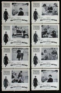 h207 SHAMELESS OLD LADY 8 move lobby cards '66 Sylvie, French!