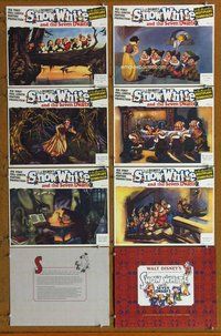h515 SNOW WHITE & THE SEVEN DWARFS 6 11x14 commercial prints 1990s deluxe repros of lobby cards! 