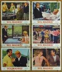 h516 SOL MADRID 6 move lobby cards '68 David McCallum, heroin bust!