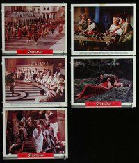 h625 SPARTACUS 5 move lobby cards '61 Stanley Kubrick, Kirk Douglas